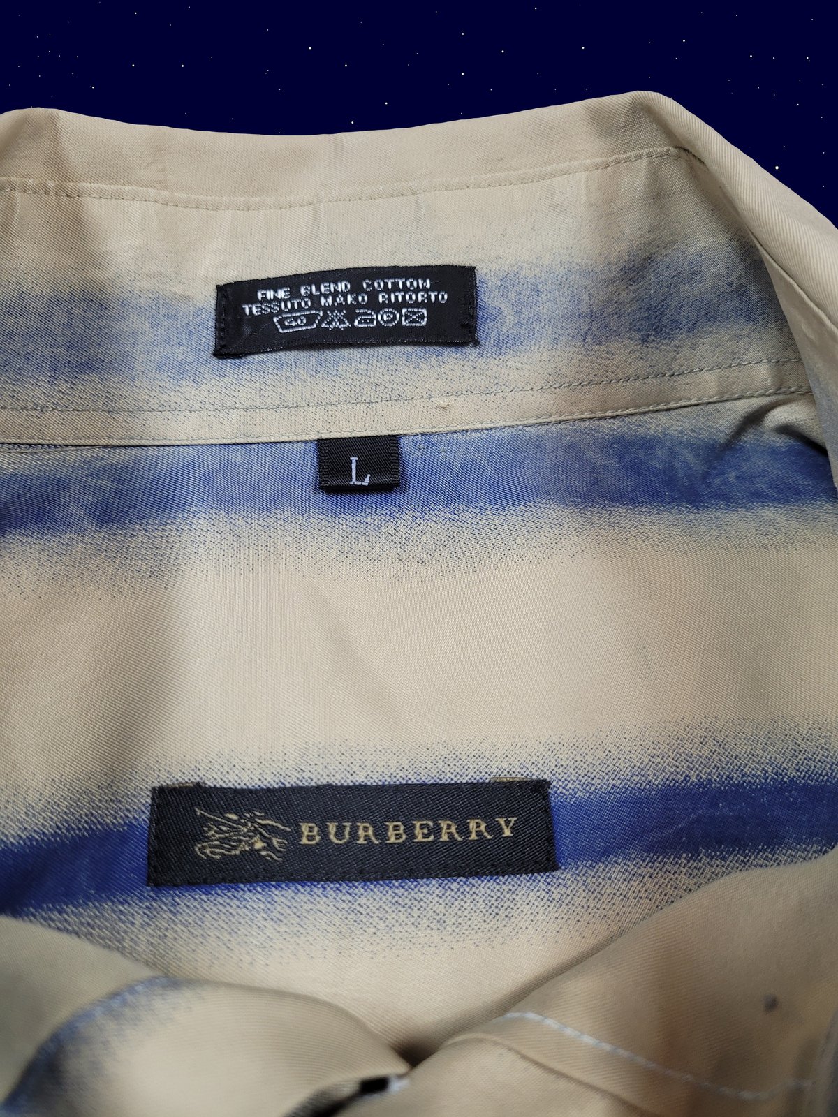 FAKE Burberry spray paint shirt After Sunset Club